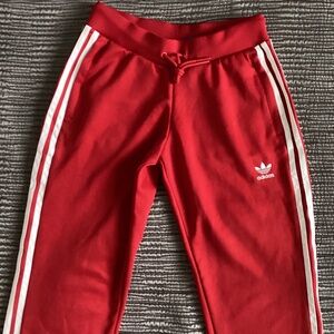 Adidas Originals Red Track Pants - Women’s Size XS